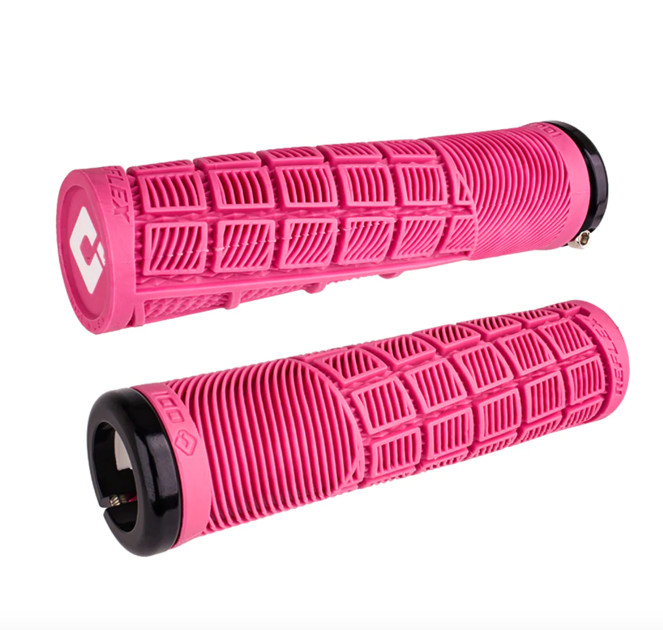 Reflex, v2.1 Lock-On ,MTB, Closed End ,135mm, Wht/Pink